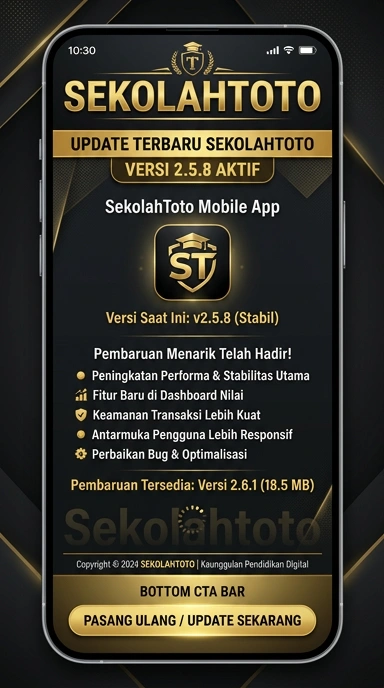 Tampilan riwayat versi sekolahtoto